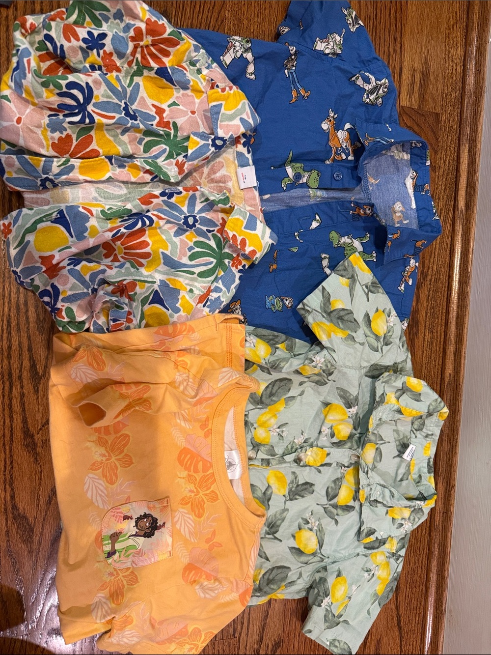 Lot of 4 Disney Cruise Shirts for Boy size 5T